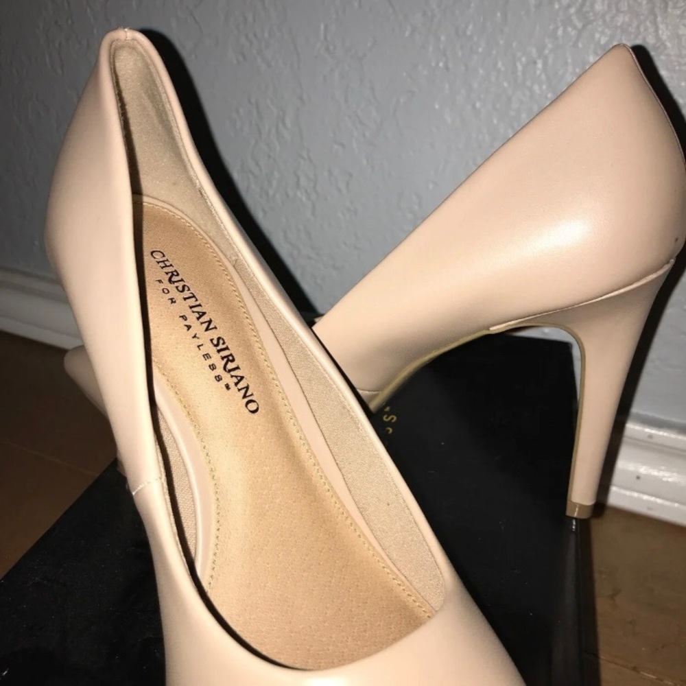Christian Siriano Nude Pumps size 8